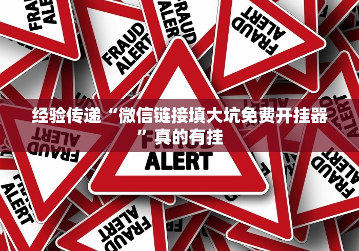 经验传递“微信链接填大坑免费开挂器”真的有挂