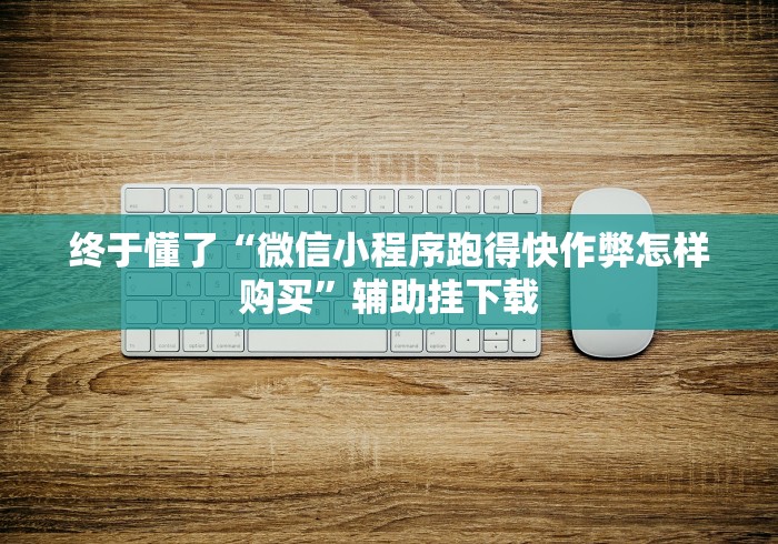 终于懂了“微信小程序跑得快作弊怎样购买”辅助挂下载