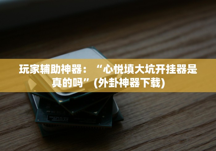 玩家辅助神器：“心悦填大坑开挂器是真的吗”(外卦神器下载)