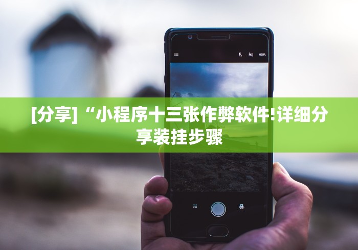 [分享]“小程序十三张作弊软件!详细分享装挂步骤