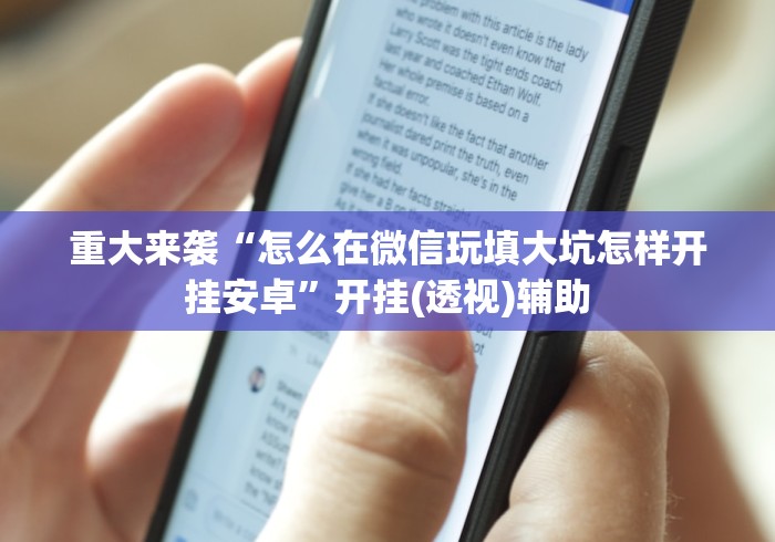 重大来袭“怎么在微信玩填大坑怎样开挂安卓”开挂(透视)辅助